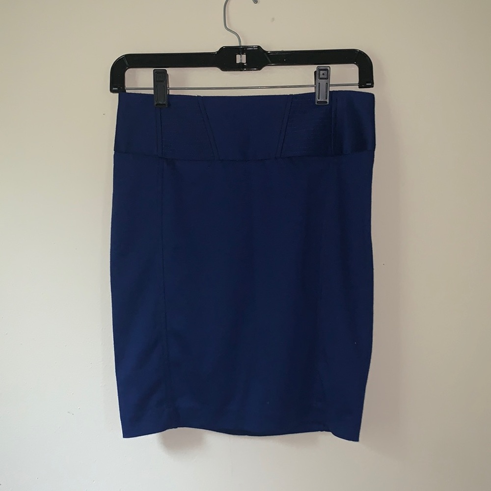Charlotte Russe Navy blue midi skirt🧡